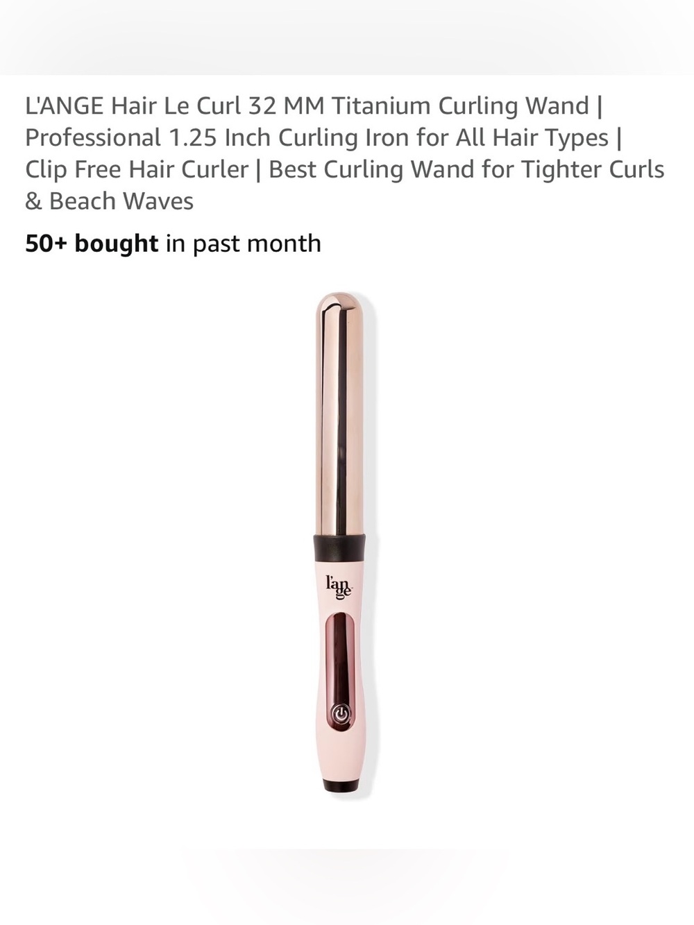 L’Ange Blush Curling Wand